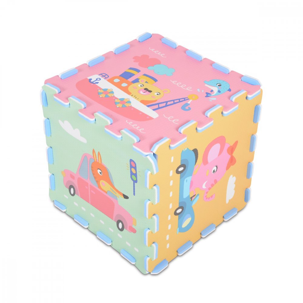 MONI Covoras puzzle cu 9 piese din spuma Transport