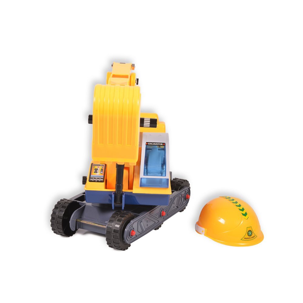 MONI Excavator copii fara pedale Powerful cu sezut rotativ volan cu claxon si cupa mobila