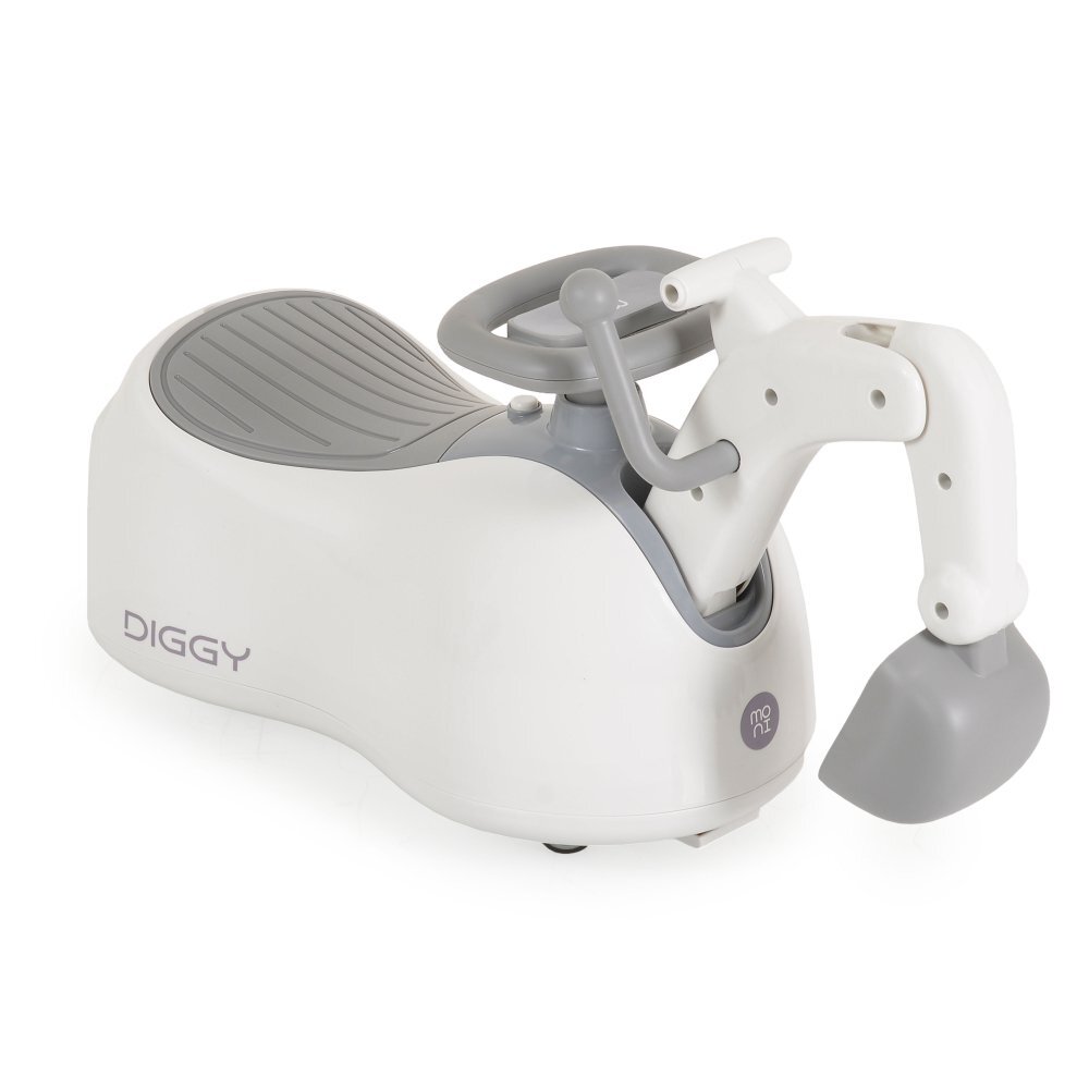 MONI Excavator fara pedale Diggy Grey tranformabil 4in1 cu Cupa mobilaBaza detasabila si transformare in balansoarOlita incorporataSezut confortabilEfecte muzicale si luminiRecomandat de la 12luniGreutate admisa 25kg