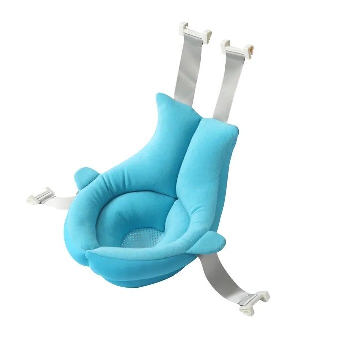 MONI Hamac pentru cadita Whale Bluepotrivit de la nasterematerial terry moaledimensiune 51x31 cm