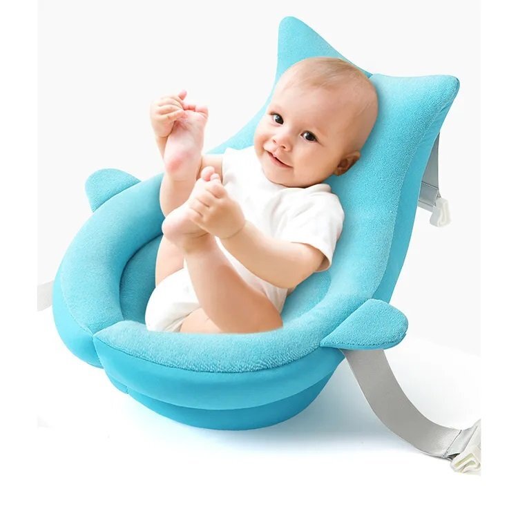 MONI Hamac pentru cadita Whale Bluepotrivit de la nasterematerial terry moaledimensiune 51x31 cm