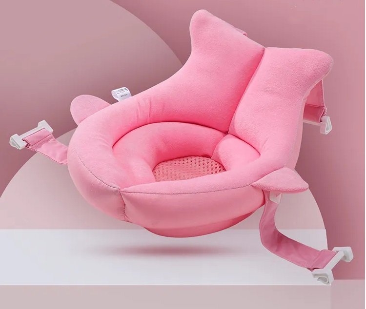 MONI Hamac pentru cadita Whale Pink potrivit de la nasterematerial terry moaledimensiune 51x31 cm