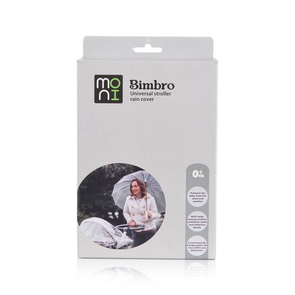 MONI Husa de ploaie universala pentru carucior Bimbrogauri de ventilatie si detalii reflectorizante