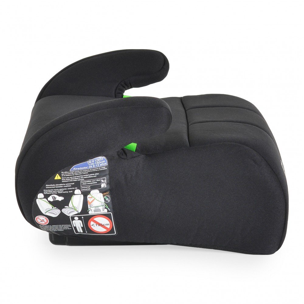 MONI Inaltator auto pentru copii Dakar i-Size Negru 125-150 cm cu husa detasabila si lavabilacertificare R12903dimensiune 36x42x22 cm