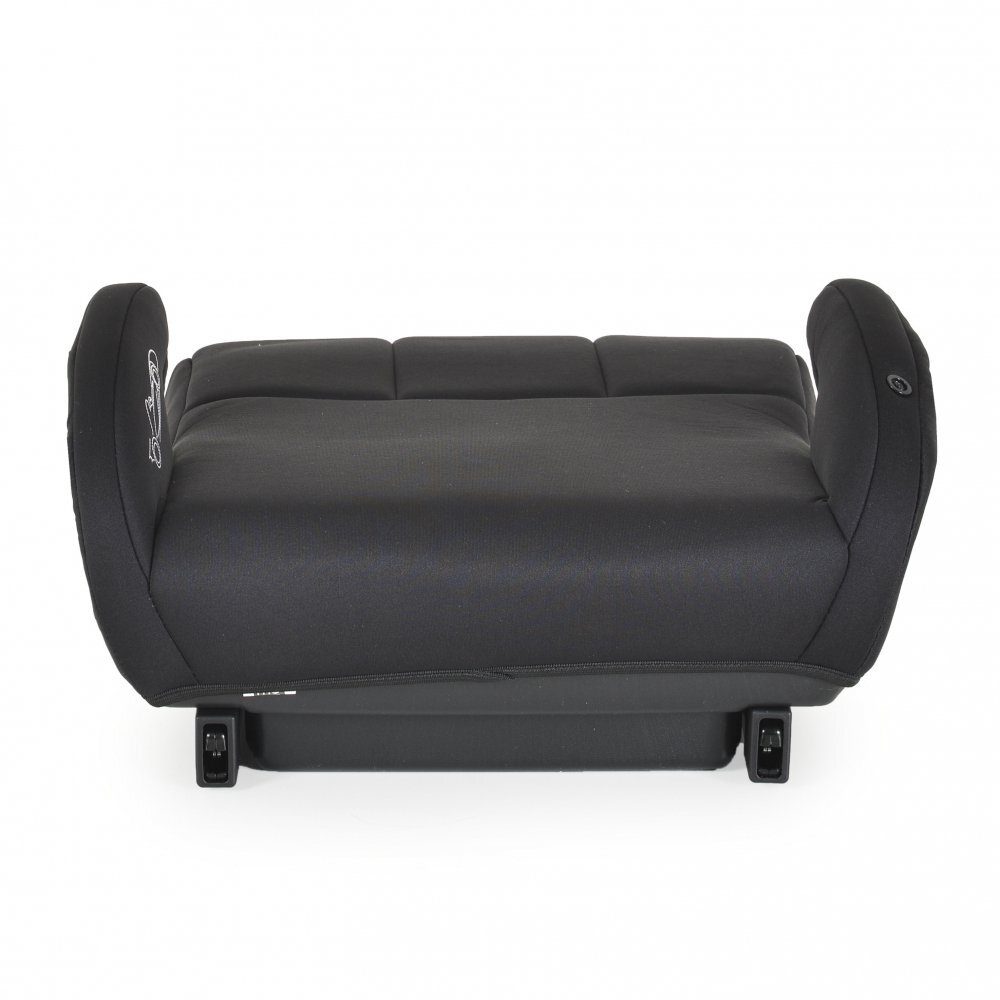 MONI Inaltator auto pentru copii Monza Black 125-150 cm cu jucarie de plus inclusaCertificare R129fixare cu isofixhusa detasabila