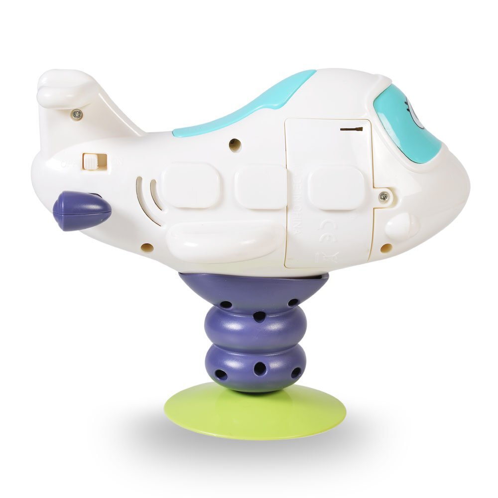 MONI Jucarie pentru scaunul de masa avion cu muzica si lumini Baby Plane