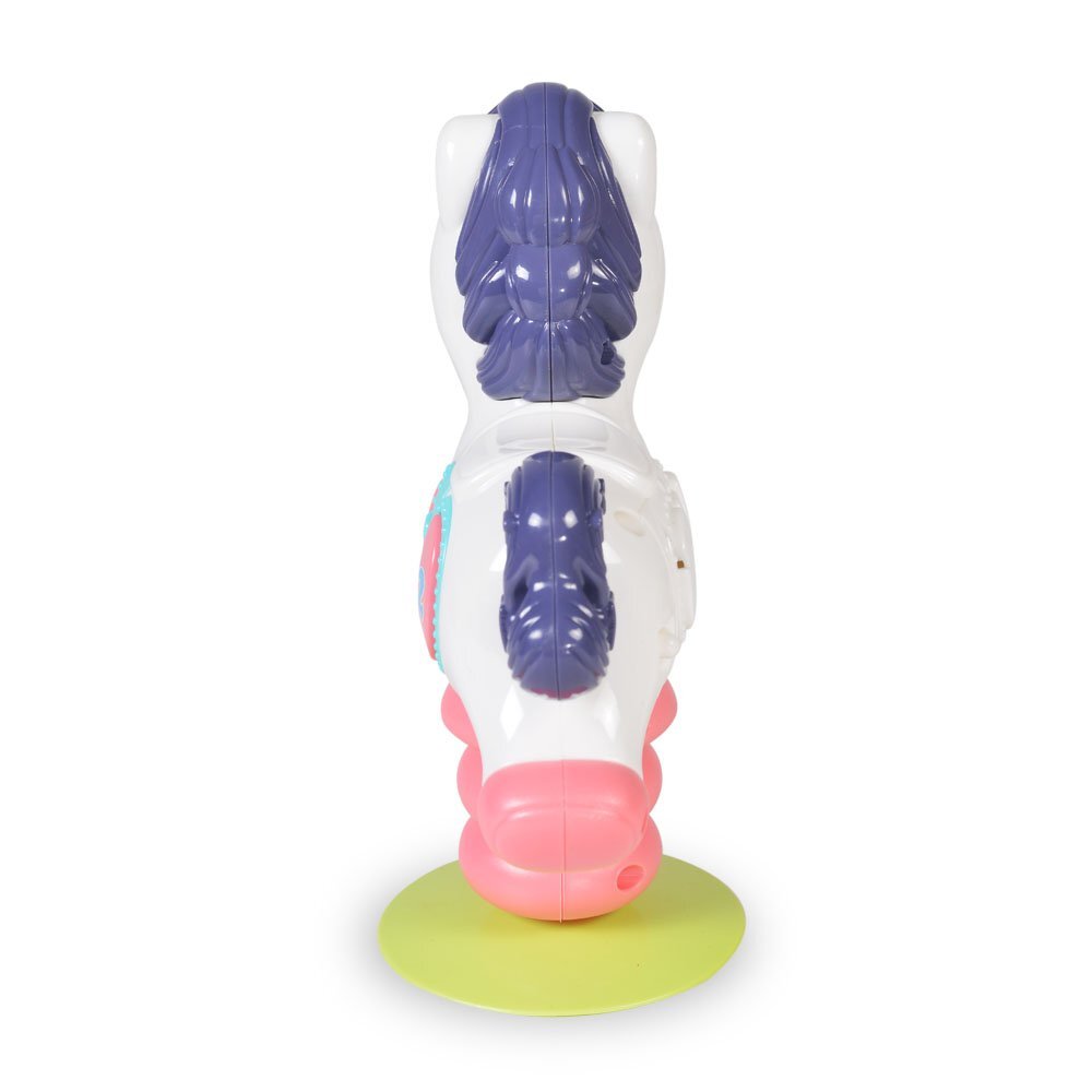 MONI Jucarie pentru scaunul de masa ponei cu muzica si lumini Baby Pony Girl