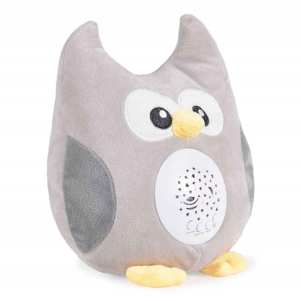 MONI Lampa de veghe din plus cu sunete albe si volum reglabil Friendly Owl