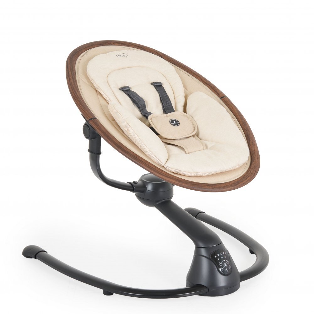 MONI Leagan electric pentru bebelusi Cangaroo cu senzor de miscare si telecomanda Cloud Premium Beige