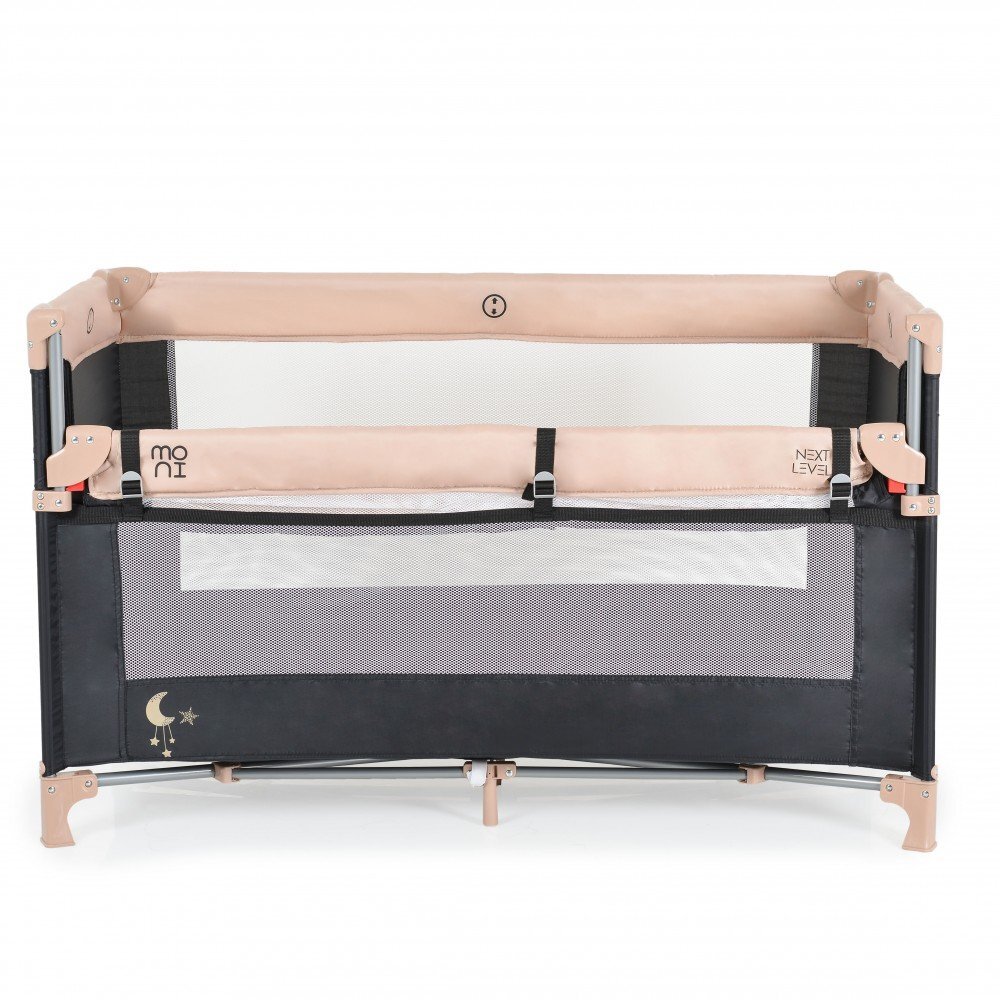 MONI Patut pliabil cu laterala culisanta Next level Beige