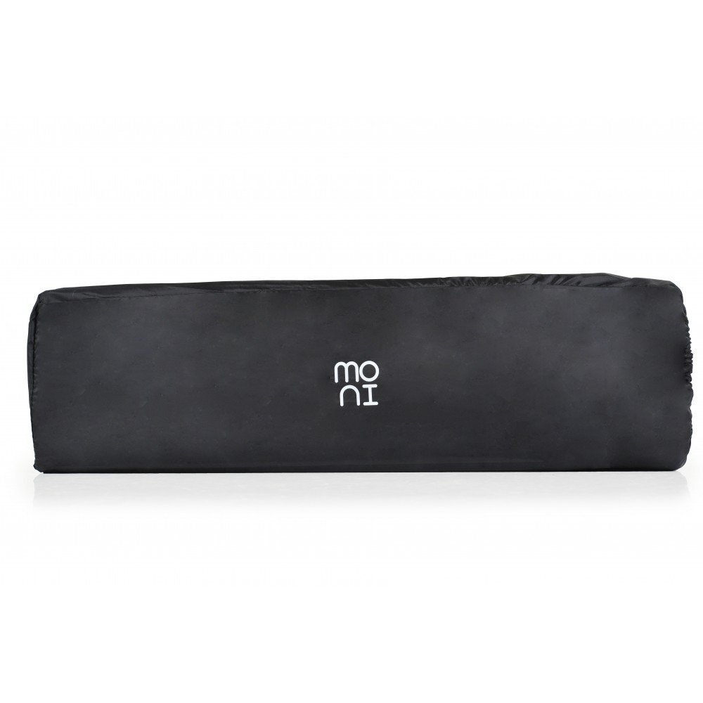 MONI Patut pliabil de calatorie Solo Beige cu un nivelpliere compactasaltea pliabila si geanta transport incluselaterale cu plasa de ventilatieusa de acces cu fermoarideal pentru calatorii sau vizite la bunici