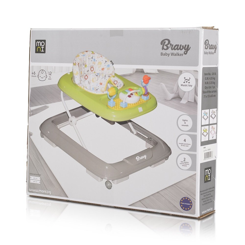 MONI Premergator cu panou interactiv Bravy Grey