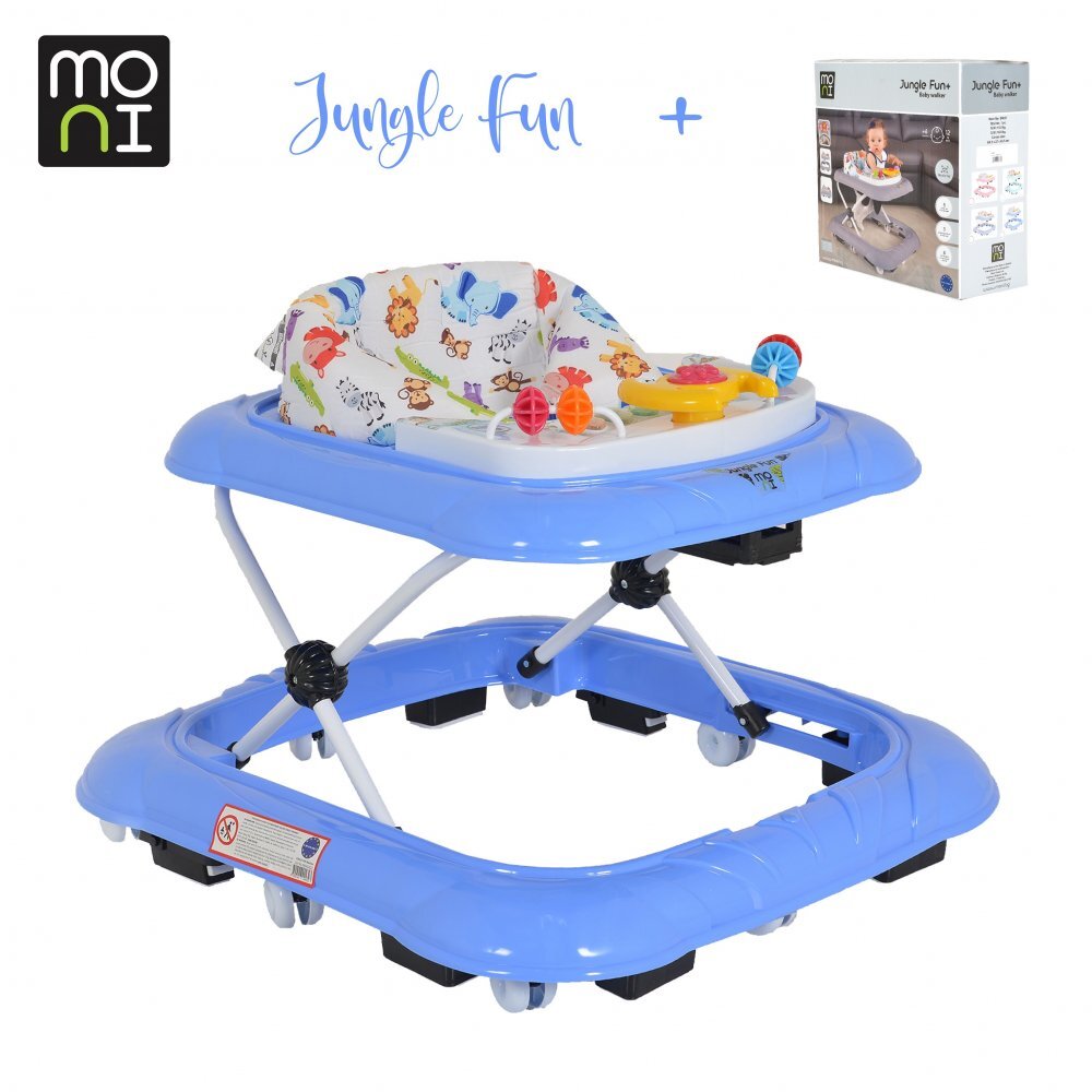 MONI Premergator cu panou interactiv Jungle Fun Plus Blue