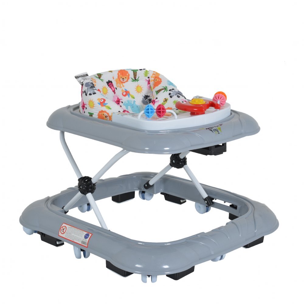 MONI Premergator cu panou interactiv Jungle Fun Plus Grey