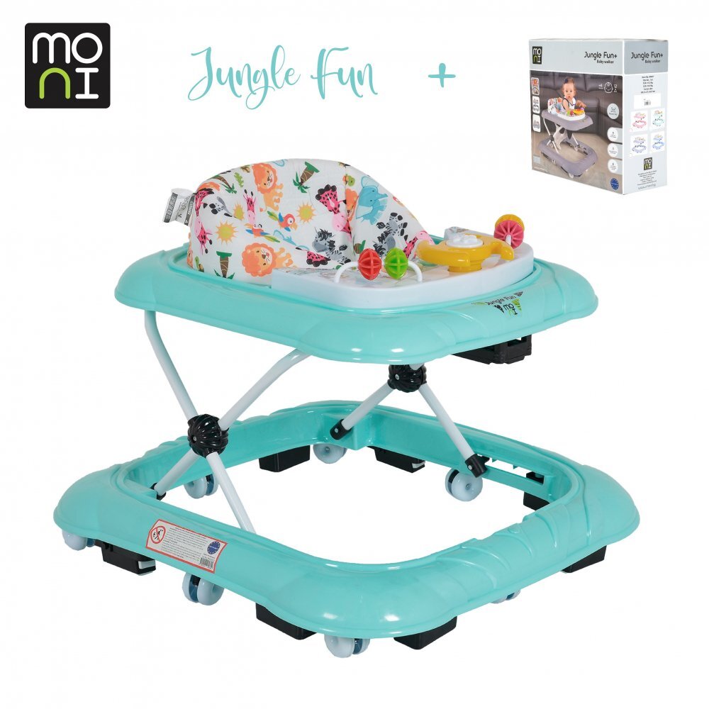 MONI Premergator cu panou interactiv Jungle Fun Plus Mint