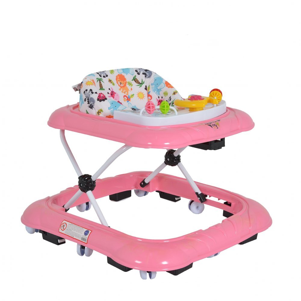 MONI Premergator cu panou interactiv Jungle Fun Plus Pink