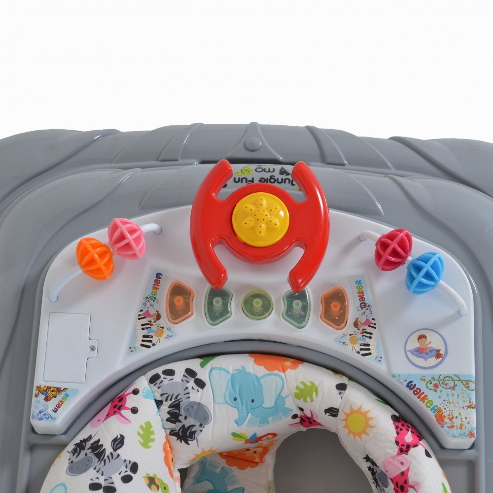 MONI Premergator cu panou interactiv Jungle Grey