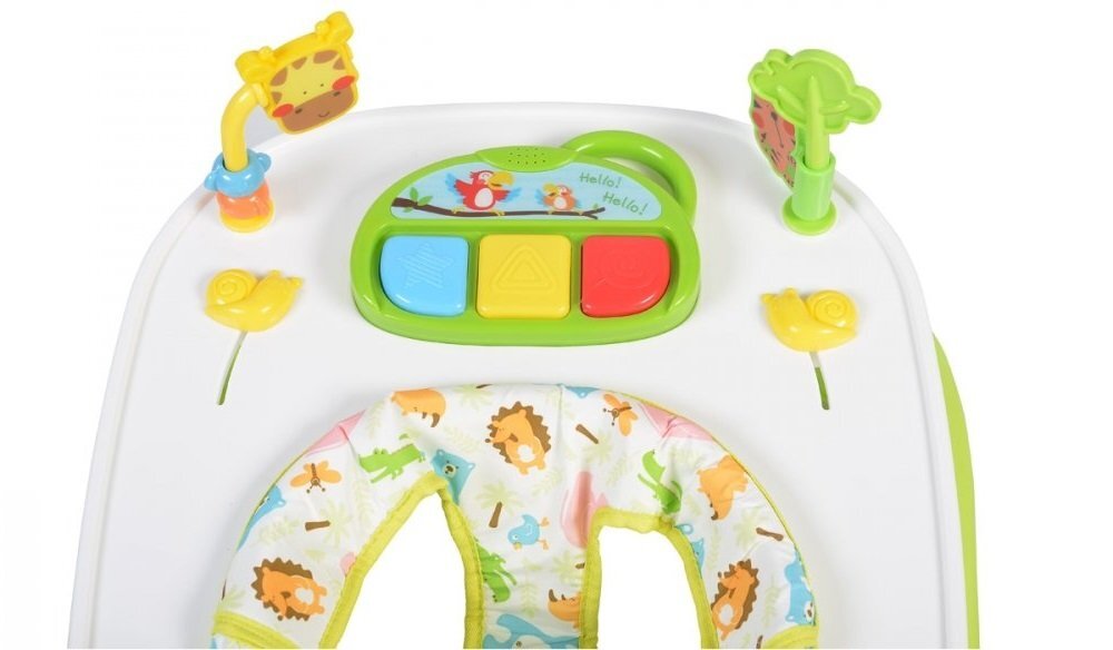 MONI Premergator pentru copii Zoo Red 2-in-1 transformabil in antepremergatorroti pivotantepliere compactapanou interactiv cu muzica si jucarii