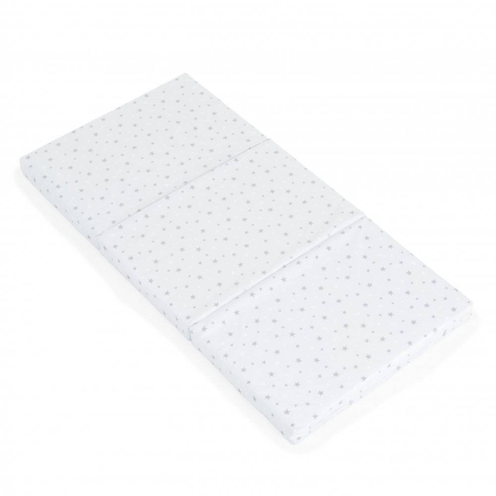 MONI Saltea pliabila pentru copii Mirage Blue 120x60x6 cmhusa din bumbacmiez din spuma poliuretanica de inalta calitatepliere compactahusa detasabila cu fermoar