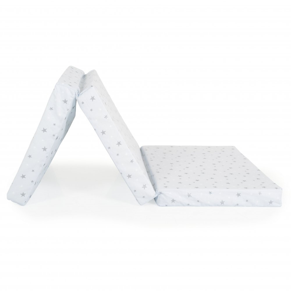 MONI Saltea pliabila pentru copii Mirage Blue 120x60x6 cmhusa din bumbacmiez din spuma poliuretanica de inalta calitatepliere compactahusa detasabila cu fermoar