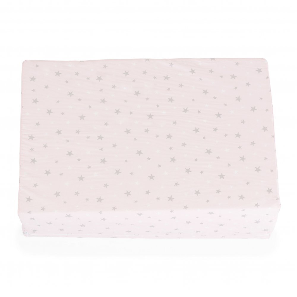 MONI Saltea pliabila pentru copii Mirage Pink 120x60x6 cmhusa din bumbacmiez din spuma poliuretanica de inalta calitatepliere compactahusa detasabila cu fermoar