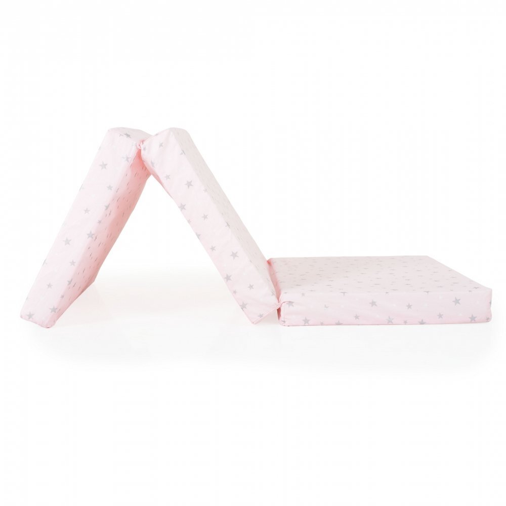 MONI Saltea pliabila pentru copii Mirage Pink 120x60x6 cmhusa din bumbacmiez din spuma poliuretanica de inalta calitatepliere compactahusa detasabila cu fermoar