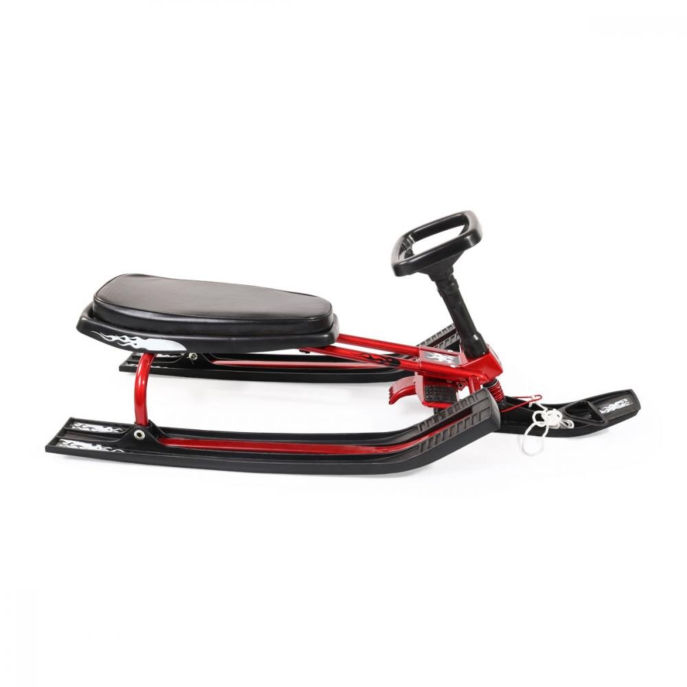MONI Saniuta cu volan pentru copii Snowy Red