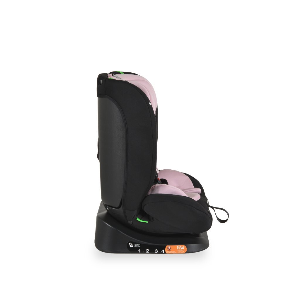 MONI Scaun auto copii Competition Baby Pink certificat I-Size 40-150 cmsistem de fixare sonor BIPspatar reglabilprotectie impact lateraltetiera reglabila 10 pozitiipernuta gatjucarie plus si protectie centura incluse