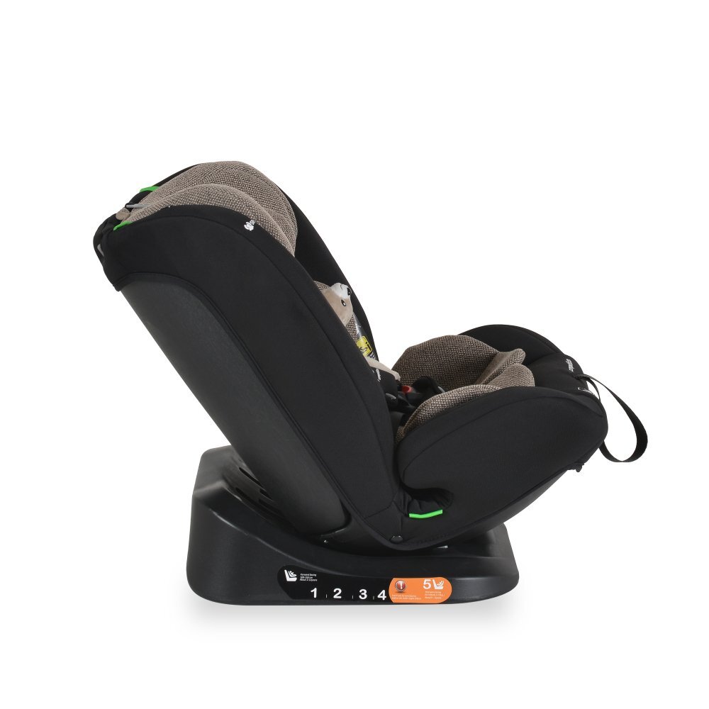 MONI Scaun auto copii Competition Cool Beige certificat I-Size 40-150 cmsistem de fixare sonor BIPspatar reglabilprotectie impact lateraltetiera reglabila 10 pozitiipernuta gatjucarie plus si protectie centura incluse