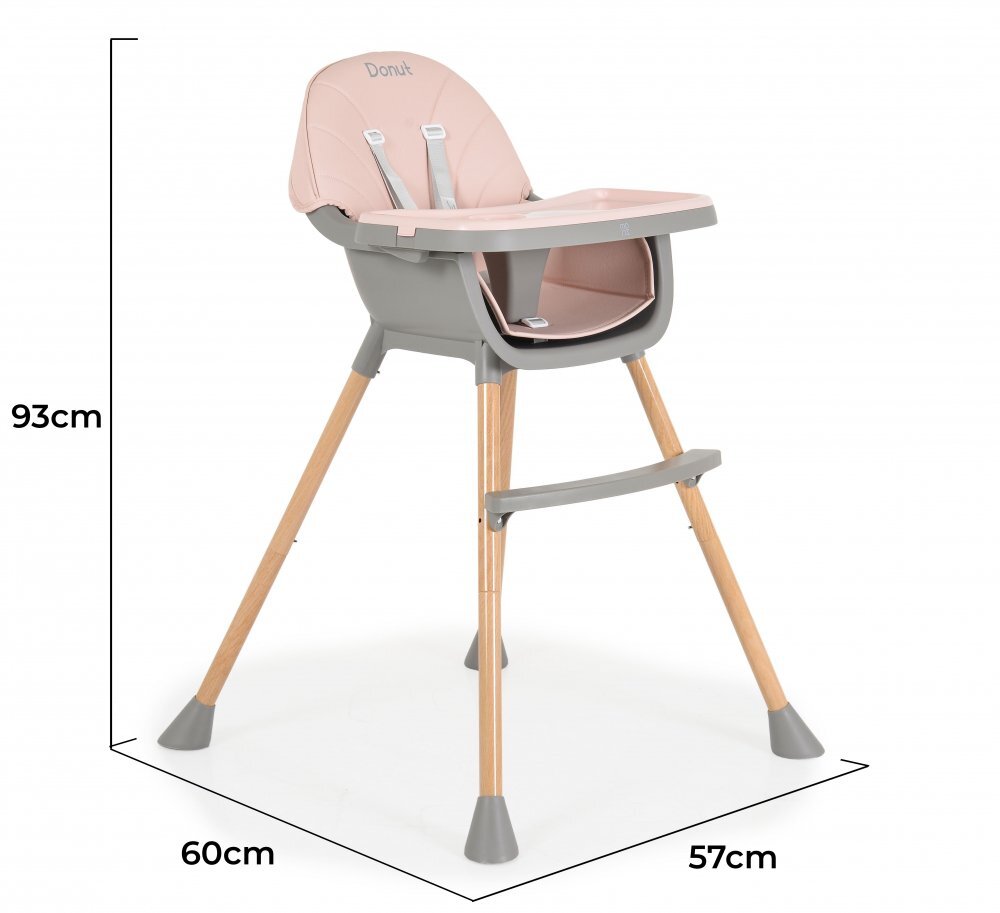 MONI Scaun de masa 2in1 Donut Pink