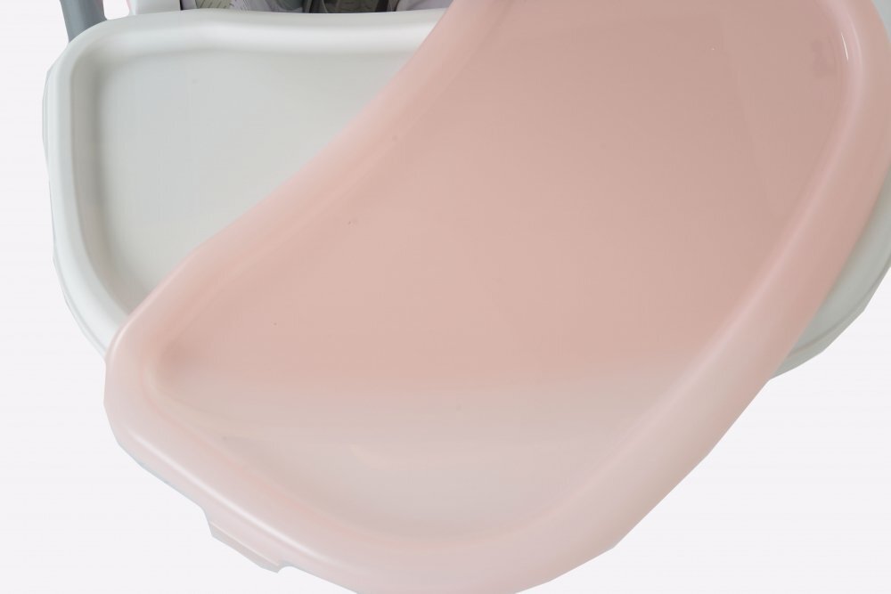 MONI Scaun de masa cu inaltime si spatar reglabile Bueno Pink