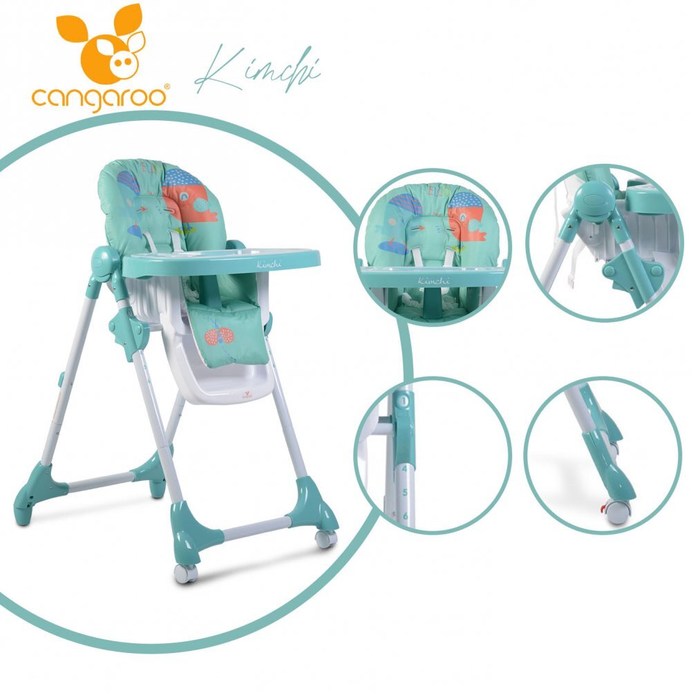 MONI Scaun de masa Kimchi Turquoise
