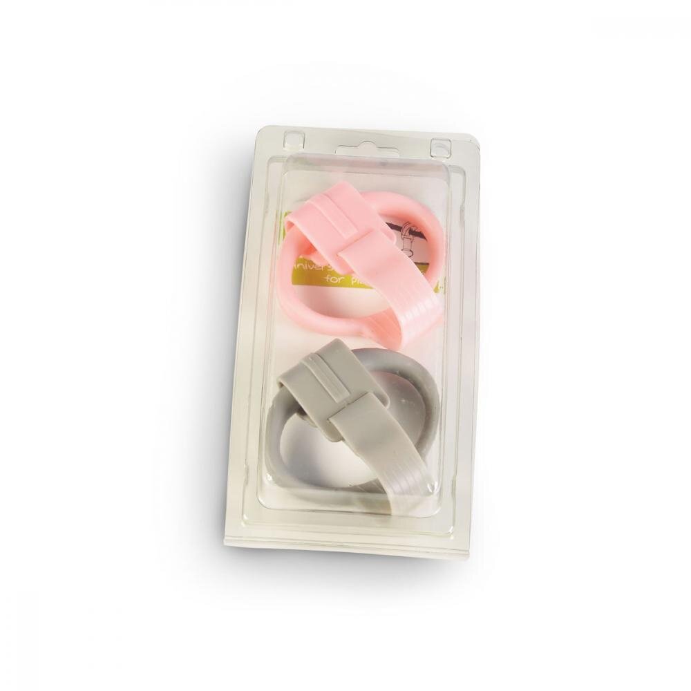 MONI Set 2 inele pentru tarc de joaca PinkGrey