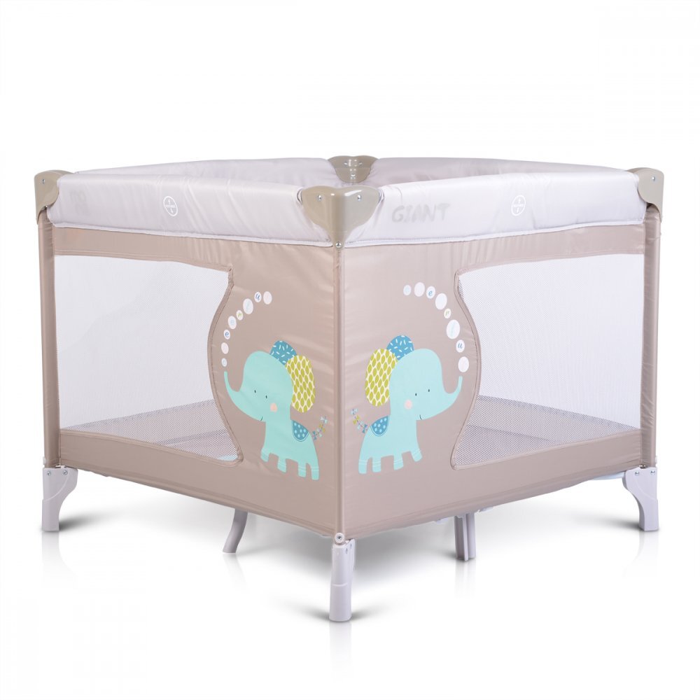 MONI Tarc de joaca pliabil pentru copii 93x93 cm Giant Giant Grey