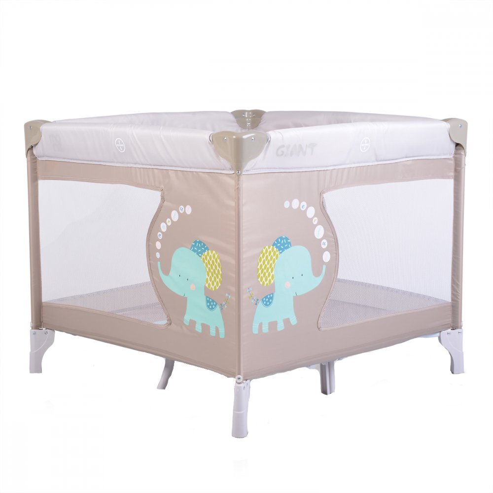 MONI Tarc de joaca pliabil pentru copii 93x93 cm Giant Giant Grey