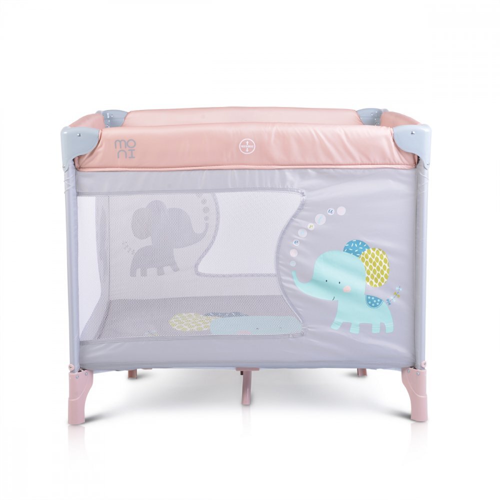 MONI Tarc de joaca pliabil pentru copii 93x93 cm Giant Giant Light Pink
