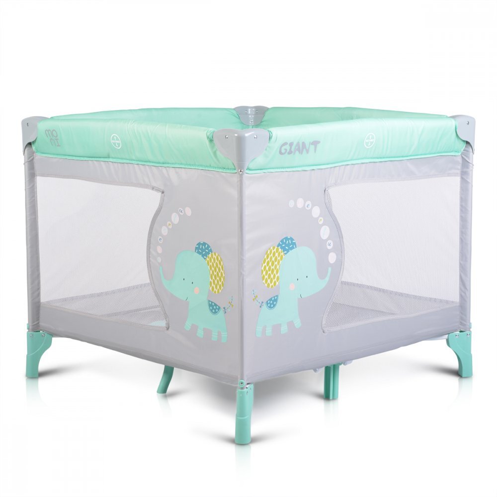 MONI Tarc de joaca pliabil pentru copii 93x93 cm Giant Giant Mint