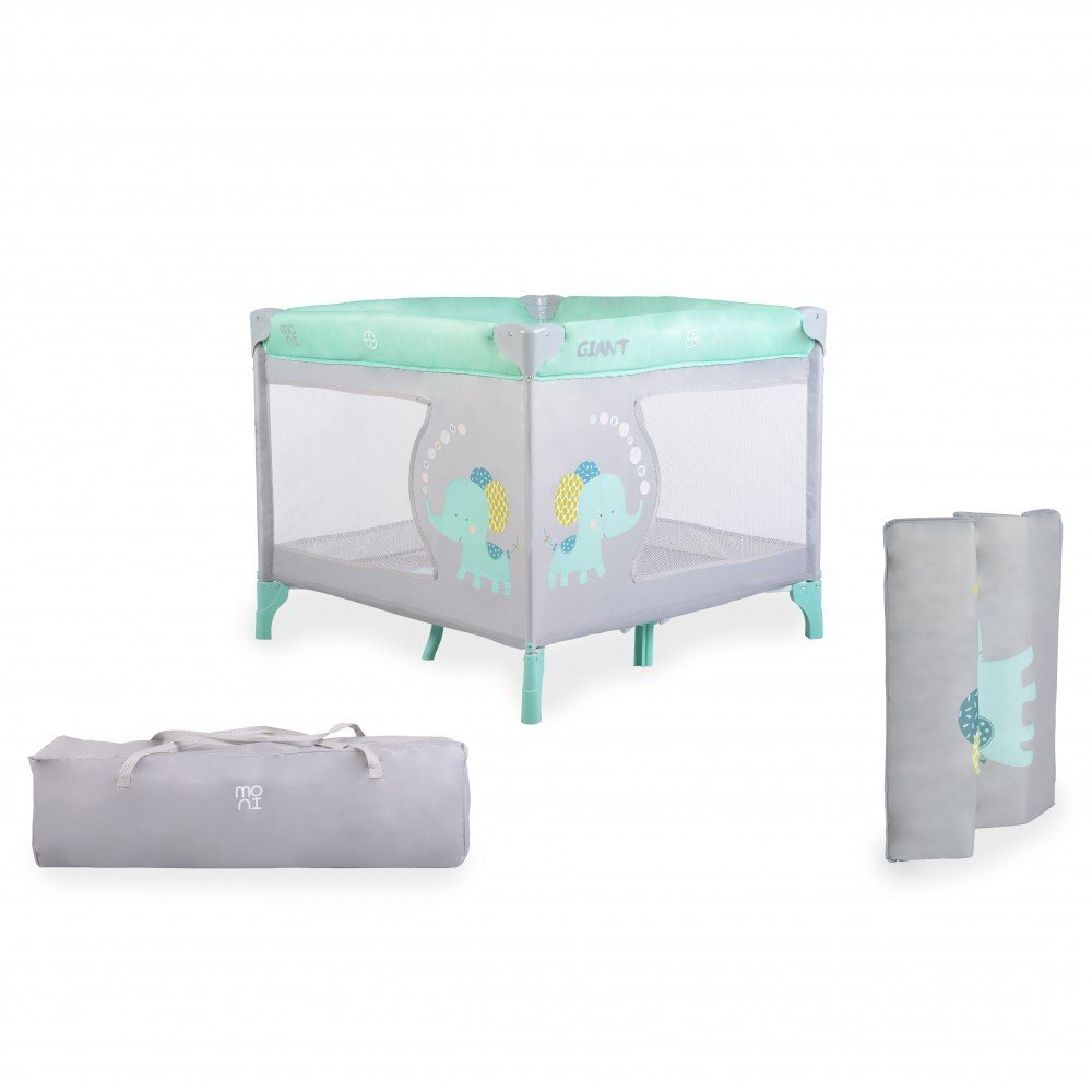 MONI Tarc de joaca pliabil pentru copii 93x93 cm Giant Giant Mint