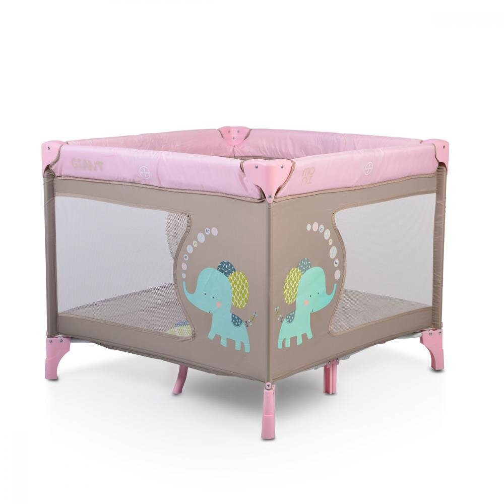MONI Tarc de joaca pliabil pentru copii 93x93 cm Giant Giant Pink