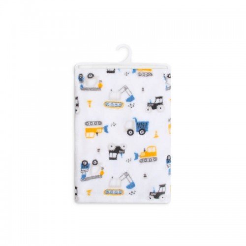 Mother's Choice Paturica din fleece pentru bebelusi model autovehicule