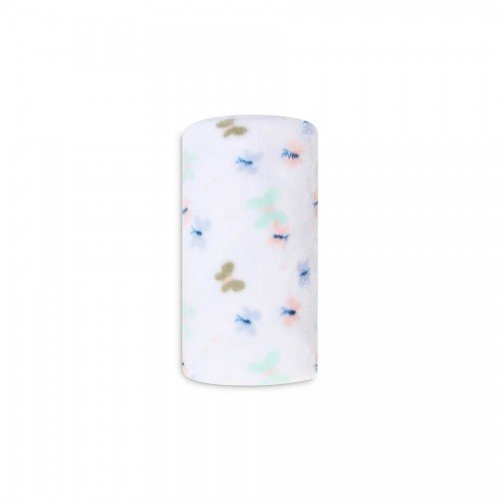 Mother's Choice Paturica din fleece pentru bebelusi model fluturasi