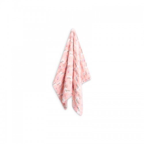 Mother's Choice Paturica din fleece pentru bebelusi model unicorni