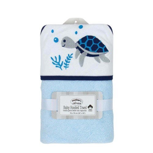 Mother's Choice Prosop bebe cu gluga din bumbac Testoasa