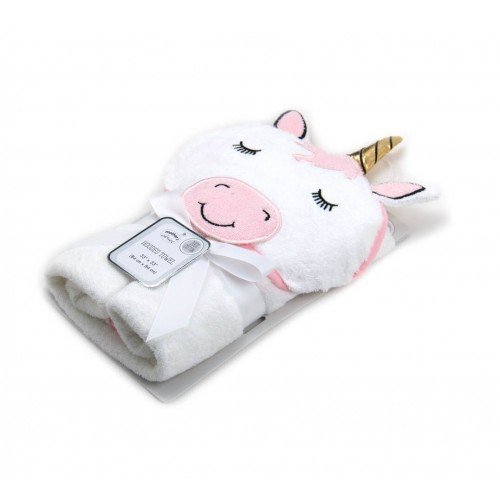 Mother's Choice Prosop bebe cu gluga din bumbac unicorn