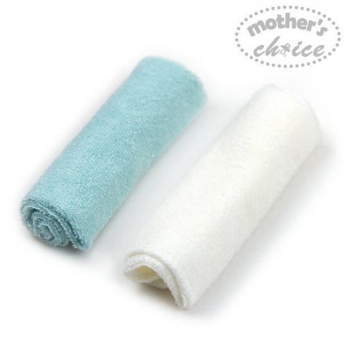 Mother's Choice Set 12 mini prosopele pentru bebelusi alb si bleu