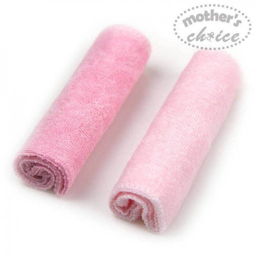 Mother's Choice Set 12 mini prosopele pentru bebelusi alb si roz