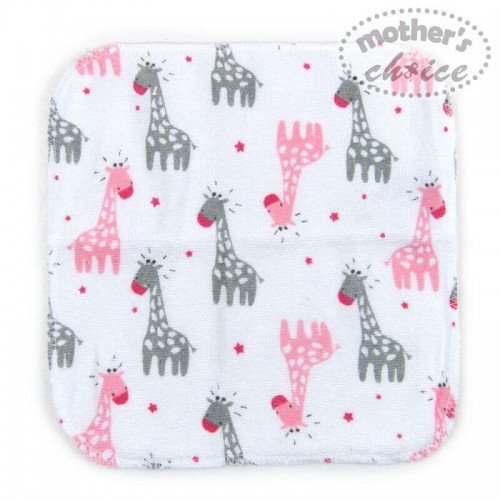 Mother's Choice Set 12 mini prosopele pentru bebelusi alb si roz