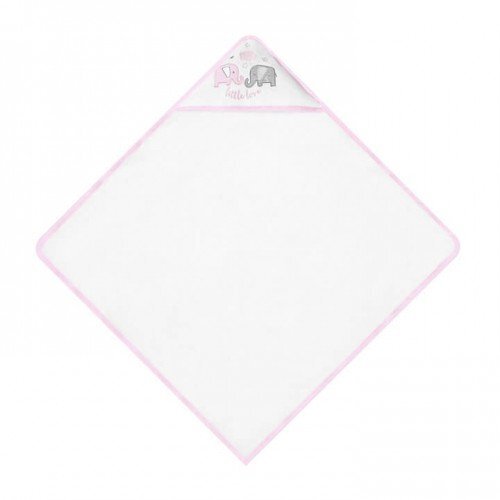 Mother's Choice Set cadou bebelusi cu 5 mini prosopele si prosop de baie cu gluga Little Love