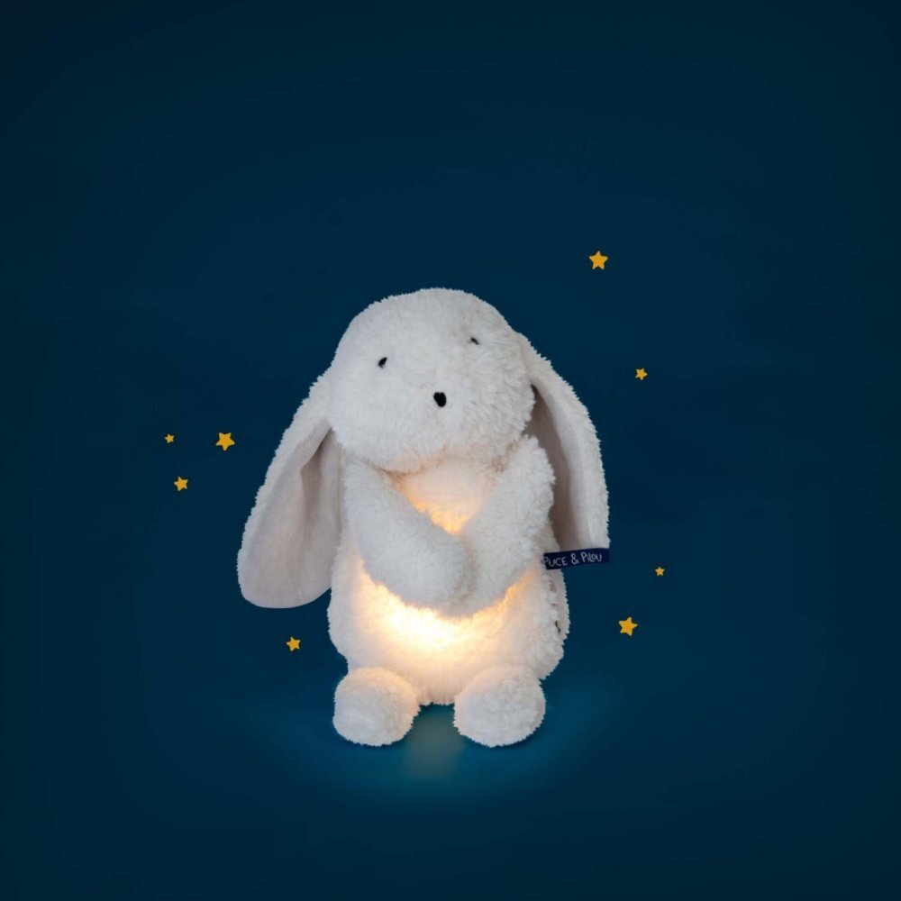 Moulin Roty Iepuras plus cu lumina de veghe pentru bebelusi