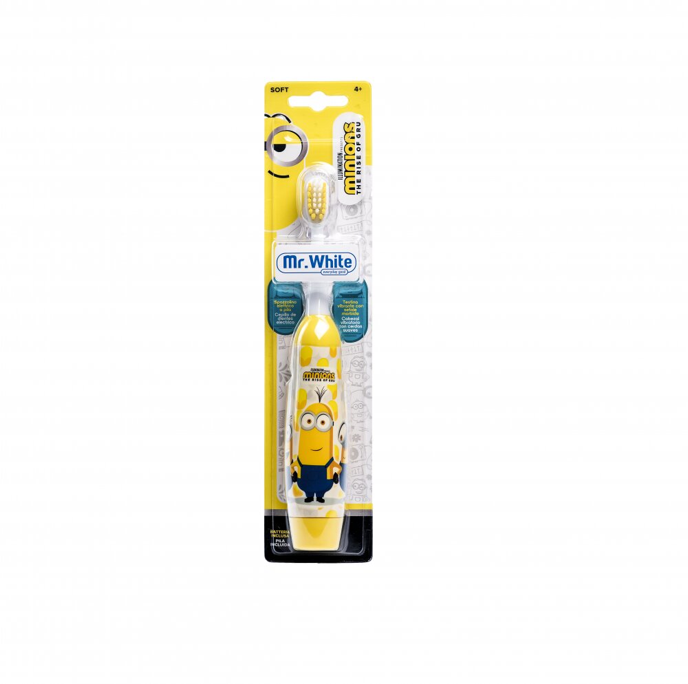 Mr.white Periuta de dinti electrica pentru copii cu baterie Minions